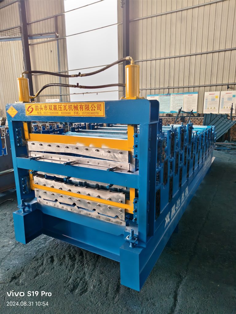 three-layer tile press machine